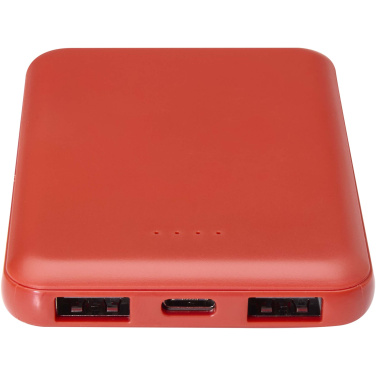 Logo trade promotional items image of: Asama 5000 mAh Type-C recycled plastic power bank