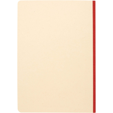 Logo trade promotional products image of: Liliana A5 sugarcane and RPET soft cover notebook