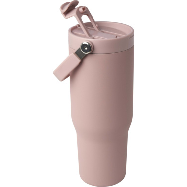 Logotrade promotional item image of: Bronx 900 ml RCS recycled stainless steel copper vacuum insulated tumbler with dual function lid