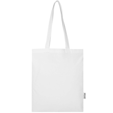 Logotrade promotional merchandise image of: Madras Blend 140 g/m² GRS recycled cotton tote bag 7L
