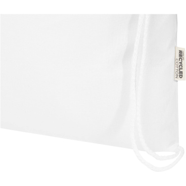 Logo trade promotional merchandise photo of: Oregon Blend 140 g/m² GRS recycled drawstring bag 5L