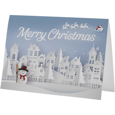 Logo trade promotional merchandise photo of: Herald A5 greeting card