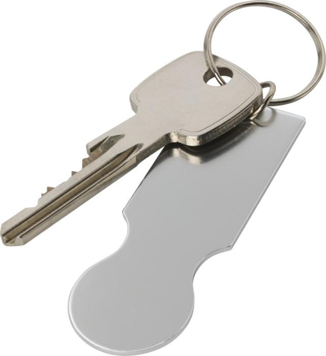 Logotrade advertising product picture of: Rhea shopping cart keyring