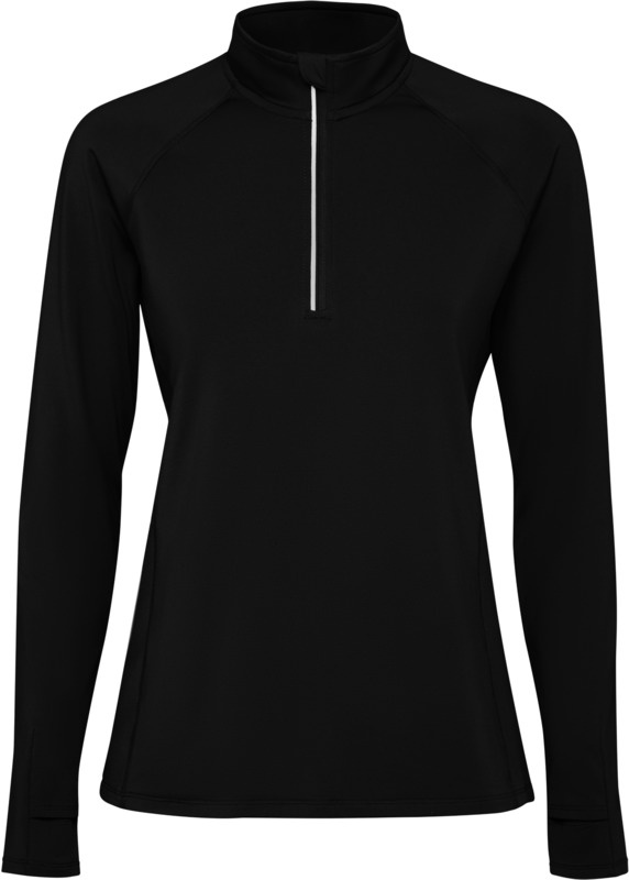 Logo trade promotional item photo of: Estambul long sleeve women's half zip sweatshirt
