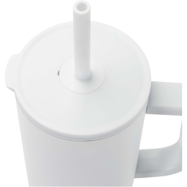 Logo trade advertising product photo of: Brady 900 ml RCS certified insulated tumbler with silicone straw