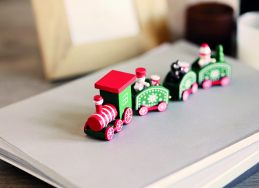 Logotrade promotional merchandise picture of: Wooden Christmas train