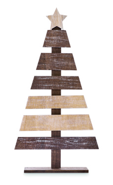 Logo trade promotional giveaway photo of: Wooden Christmas tree