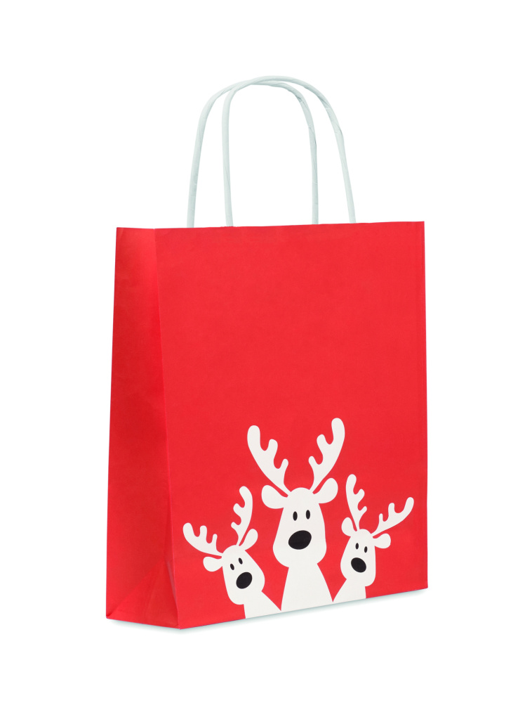 Logo trade business gift photo of: Gift paper bag small