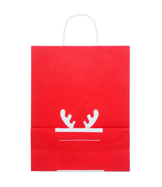 Logo trade business gifts image of: Gift paper bag large
