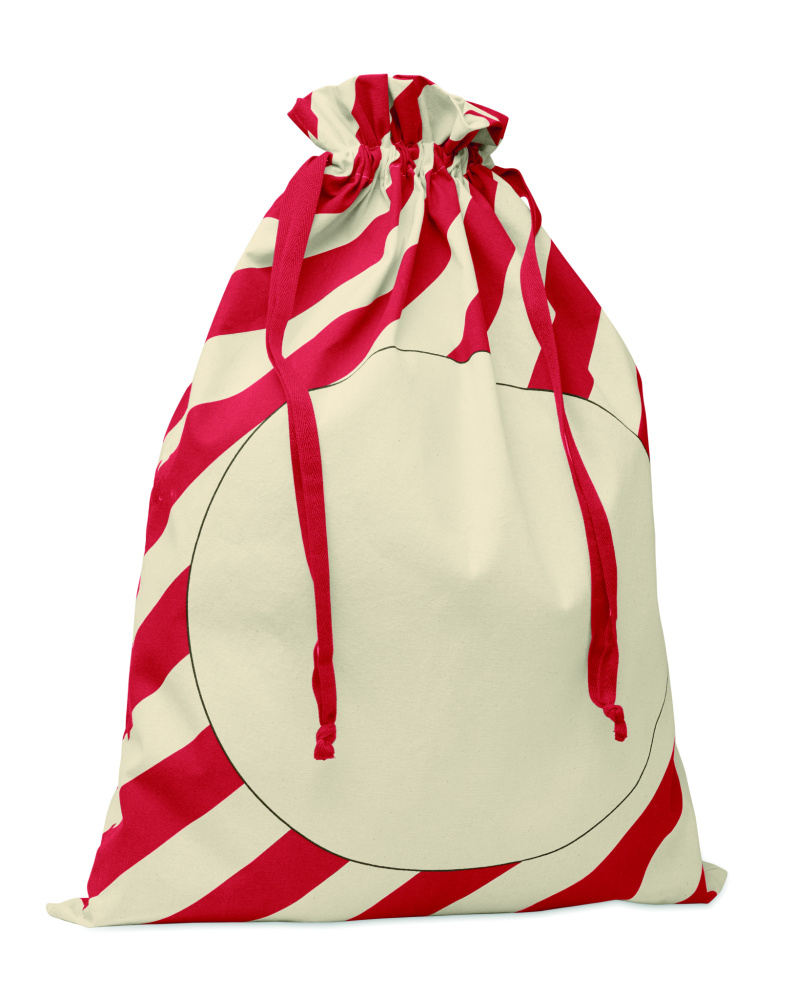 Logo trade advertising products image of: Large Santa cotton bag