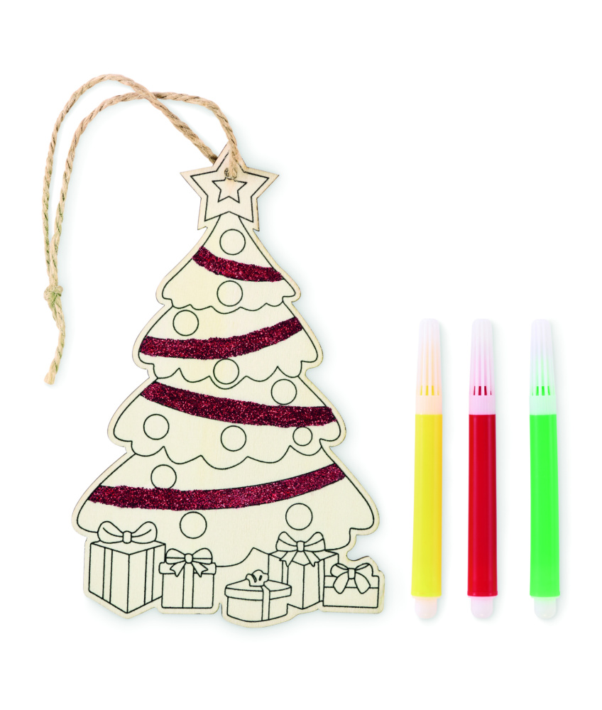 Logo trade promotional merchandise image of: Christmas tree ornament