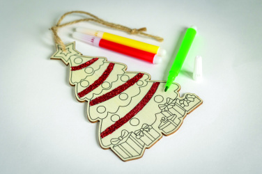 Logo trade business gift photo of: Christmas tree ornament