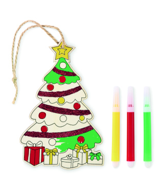 Logo trade promotional merchandise image of: Christmas tree ornament