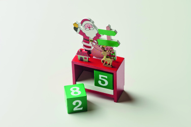 Logo trade advertising products image of: Christmas countdown calendar