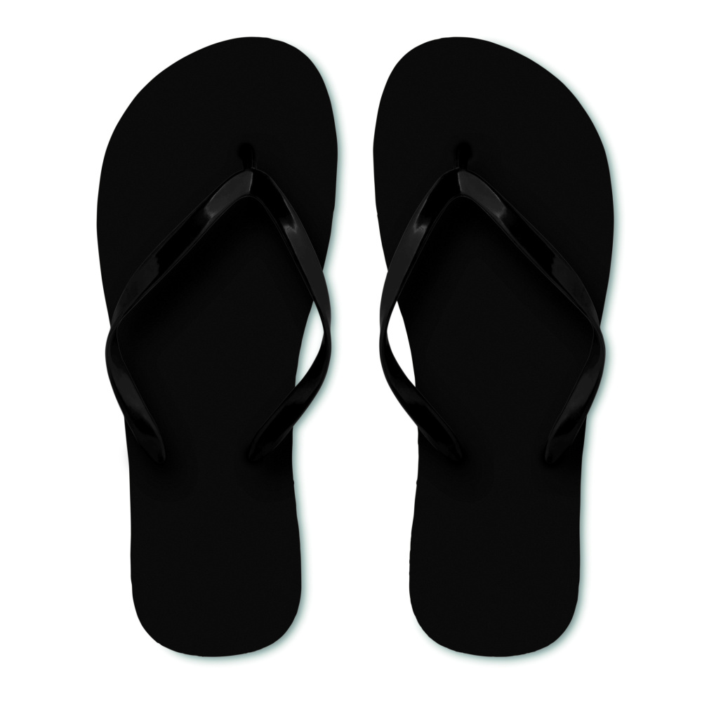 Logo trade promotional item photo of: EVA beach slippers L