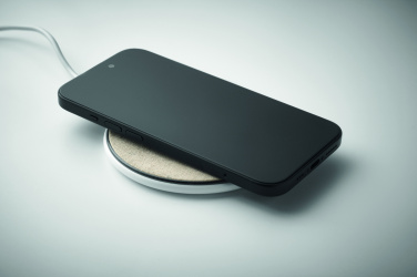 Logotrade promotional giveaway image of: Cork wireless charger 15W