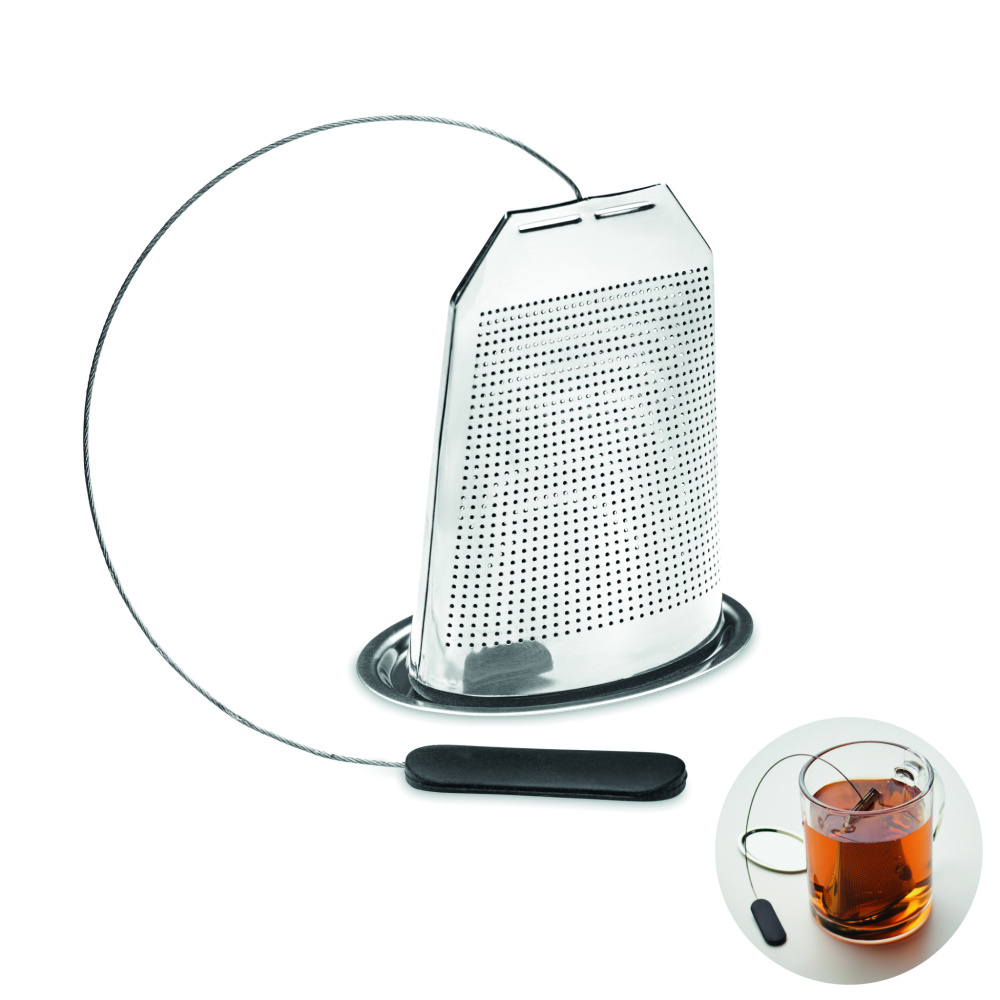 Logo trade promotional gifts image of: Tea infuser in stainless steel