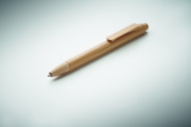 Logotrade promotional giveaway image of: Bamboo automatic ball pen