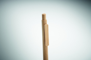 Logo trade advertising products picture of: Bamboo automatic ball pen