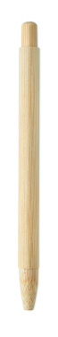 Logo trade business gift photo of: Bamboo automatic ball pen