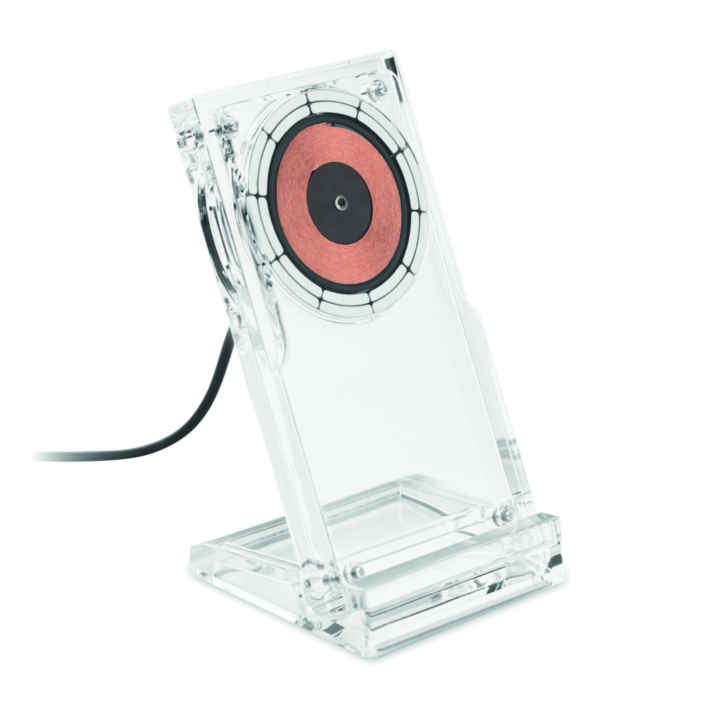 Logotrade advertising products photo of: Acrylic wireless charger 15W