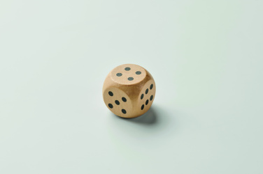 Logotrade promotional items photo of: Schima wooden dice 3cm dia