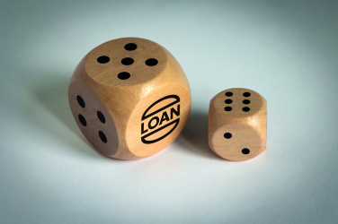 Logotrade advertising products photo of: Schima wooden dice 3cm dia
