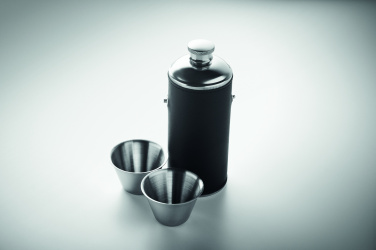 Logotrade business gift image of: Hip flask with shot cups