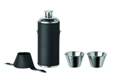 Logotrade promotional merchandise picture of: Hip flask with shot cups