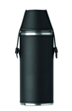 Logo trade advertising product photo of: Hip flask with shot cups