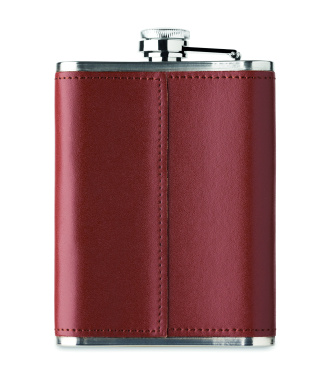 Logo trade business gift photo of: Slim hip flask 200 ml