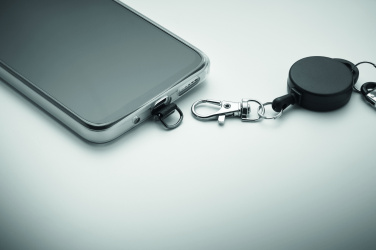 Logo trade advertising products picture of: Retractable phone holder