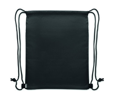 Logo trade promotional products picture of: Drawstring bag in 600D RPET