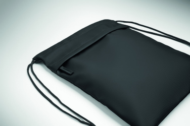 Logotrade promotional product image of: Drawstring bag in 600D RPET