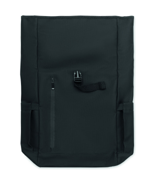 Logo trade promotional products picture of: Rolltop laptop rucksack 600D