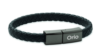 Logo trade advertising product photo of: Braided bracelet cable type-C