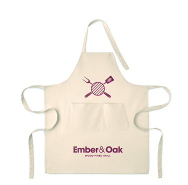 Logo trade promotional merchandise image of: Organic cotton apron 240 gr/m²