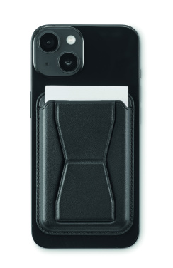 Logo trade promotional giveaways image of: Magnetic PU cardholder