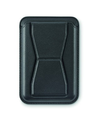 Logo trade promotional gifts image of: Magnetic PU cardholder