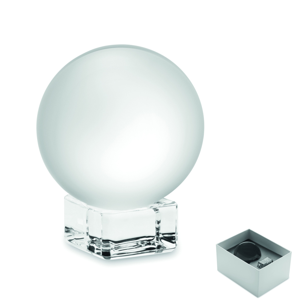 Logotrade promotional gift picture of: Glass round award