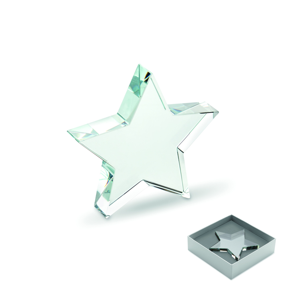 Logotrade advertising product picture of: Glass star award