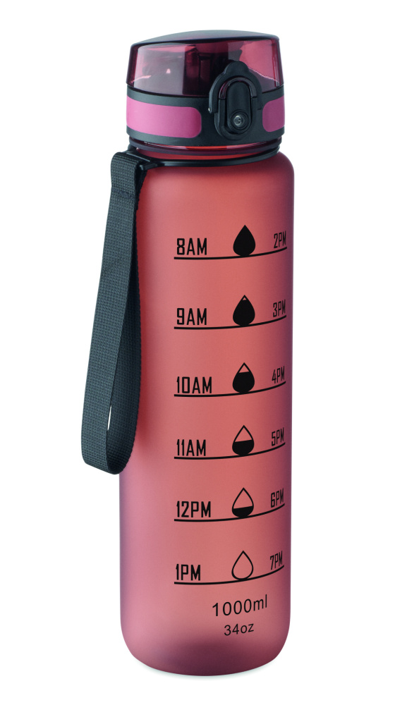 Logotrade promotional item picture of: Sports water bottle RPET 1L