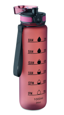 Logo trade promotional products image of: Sports water bottle RPET 1L