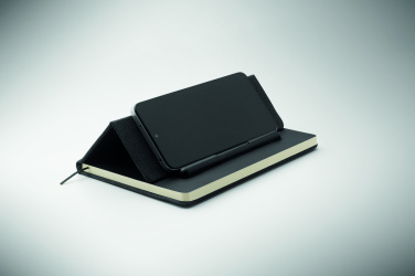 Logotrade promotional product image of: A5 notebook with phone holder