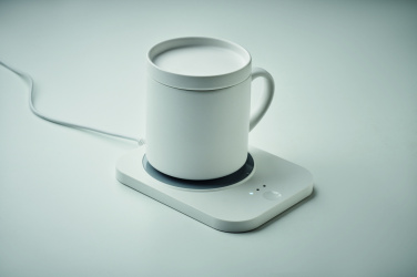 Logo trade promotional products picture of: Wireless charger mug warmer set