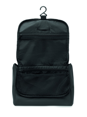 Logo trade corporate gifts image of: Cosmetic hanging bag in PU
