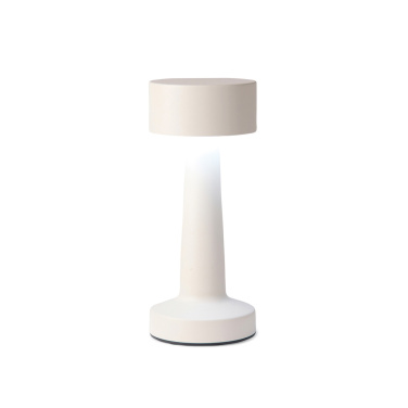Logo trade promotional merchandise picture of: VINGA Maris RCS recycled ABS table lamp