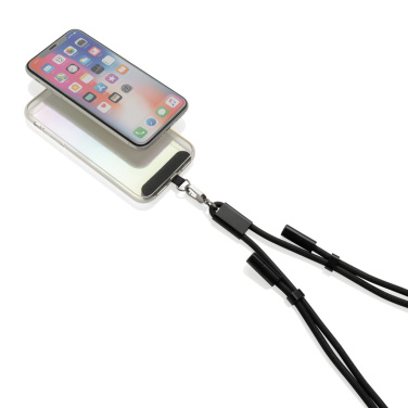 Logotrade advertising product image of: LoopAmp RCS RPET adjustable phone cord with 60W cable