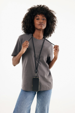 Logo trade advertising products picture of: CarryLoop RCS recycled PET adjustable phone holder lanyard