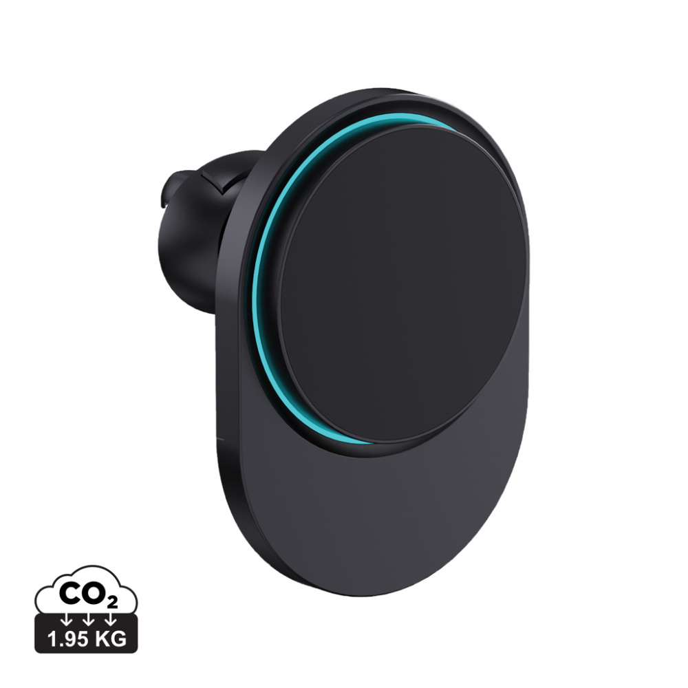 Logo trade promotional item photo of: PowerCruze RCS rplastic 15W magnetic charging car holder